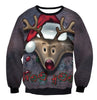 CHRISTMAS SWEATER Vacation Santa Elf Funny Womens Men Sweaters Tops Autumn Winter Clothing