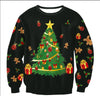 CHRISTMAS SWEATER Vacation Santa Elf Funny Womens Men Sweaters Tops Autumn Winter Clothing