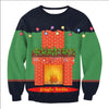 CHRISTMAS SWEATER Vacation Santa Elf Funny Womens Men Sweaters Tops Autumn Winter Clothing