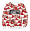 CHRISTMAS SWEATER Vacation Santa Elf Funny Womens Men Sweaters Tops Autumn Winter Clothing