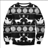 CHRISTMAS SWEATER Vacation Santa Elf Funny Womens Men Sweaters Tops Autumn Winter Clothing