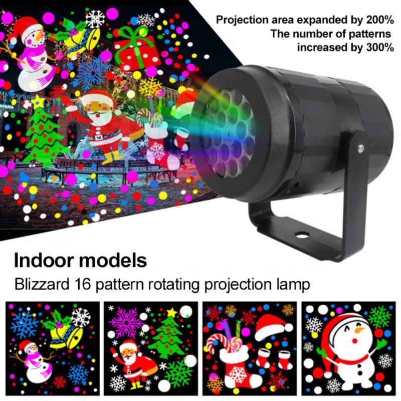 Christmas Party Lights Snowflake Projector Light